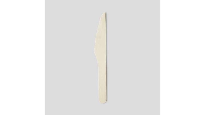Monoprix Maison 20 couteaux en bois, 16,5cm Le lot