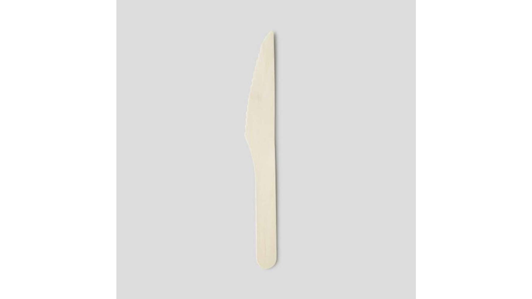 Monoprix Maison - Couteaux en bois, 16.5 cm (20)