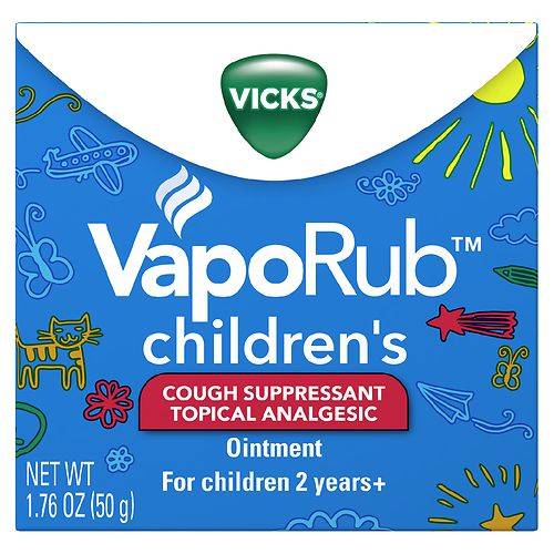 Vicks VapoRub Children's Cough Suppressant Ointment - 1.76 oz