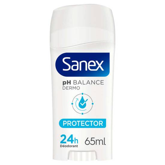 Sanex dermo protector déodorant femme bille efficacité 24h sans sels d'aluminium sans alcool sans paraben 65m L