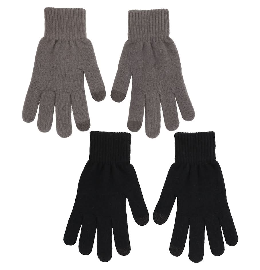 Magic Gloves Brushed Finish Glove, Assorted Colors, 2-pc Pack.