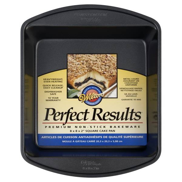 Wilton 8'' X 8'' Square Perfect Results Non Stick Bakeware