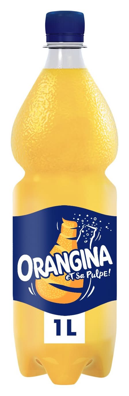 Orangina - Boisson gazeuse, orange (1L)