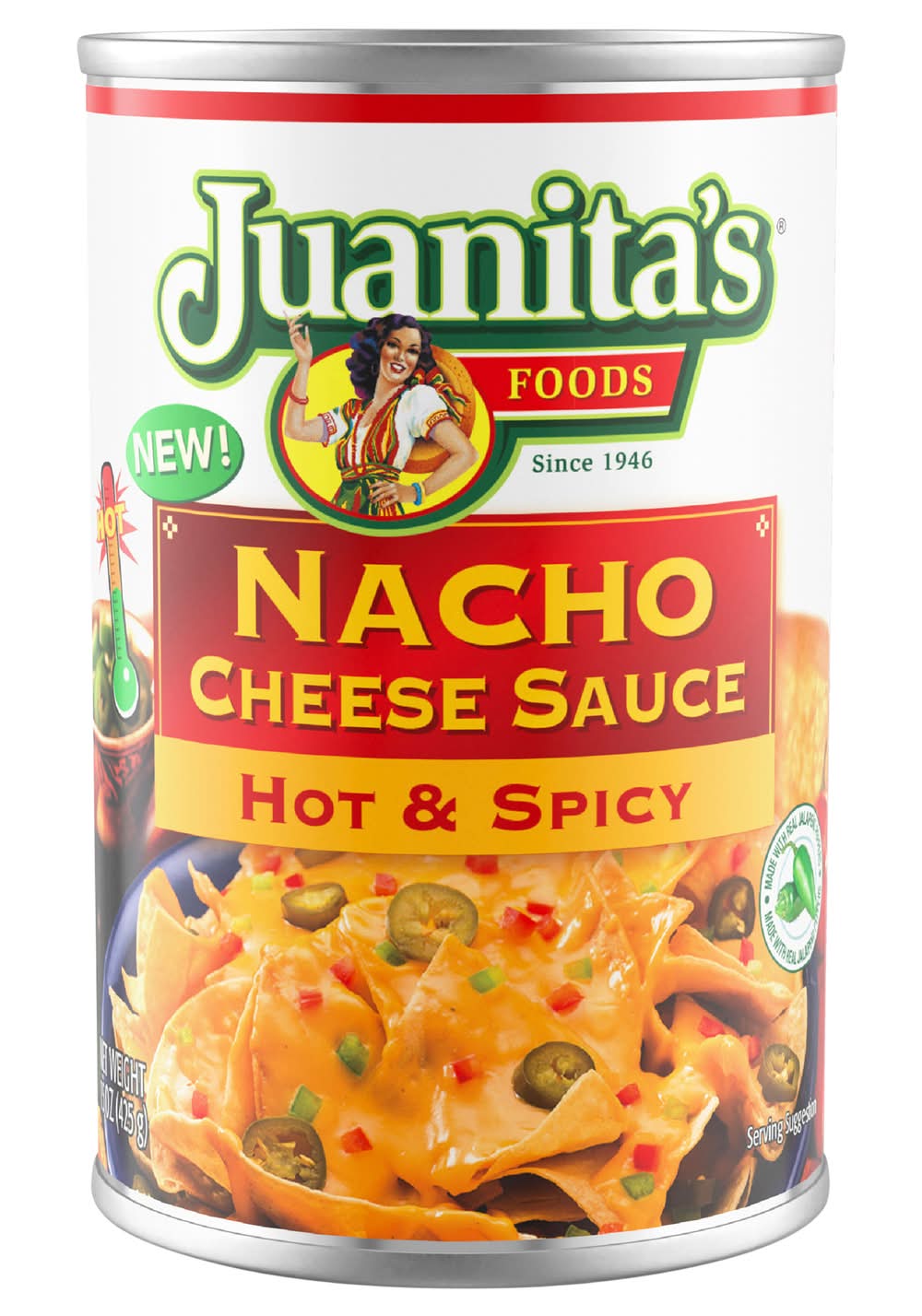 Juanita's Foods Nacho Cheese Sauce Hot & Spicy (15 oz)