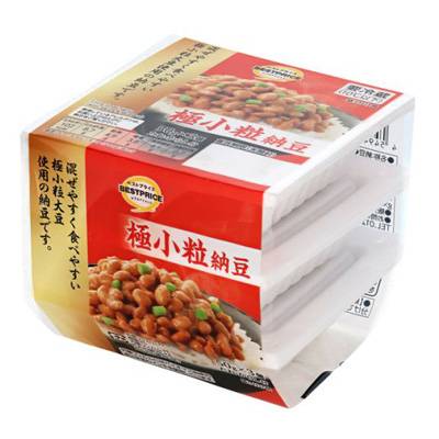トップバリュ　ベストプライス　極小粒納豆　５０ｇ×３個入