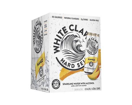 White Claw Hard Seltzer Mango 4x330mL