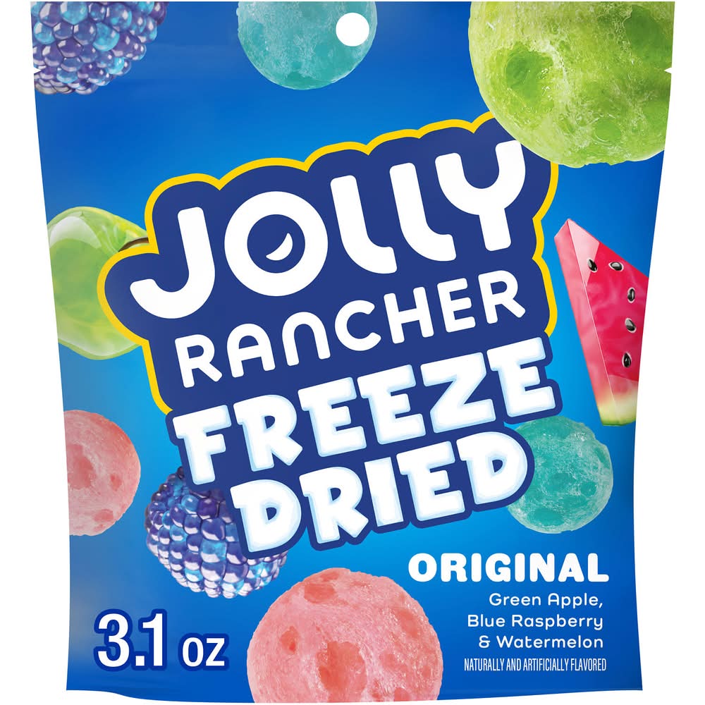 Jolly Rancher Freeze Dried Candy Bag, Original (3.1 oz)