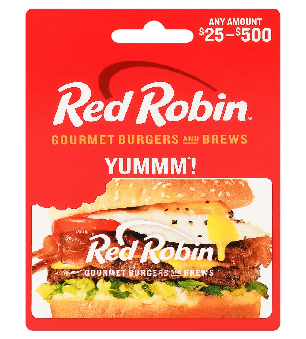 red robin limited edition gift card Give the gift of burgers with a Red Robin gift card