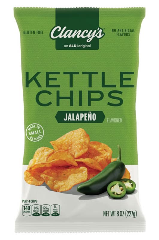 Clancy's Kettle Chips, Jalapeno (8 oz)