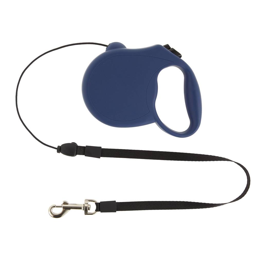 Great Choice Retractable Cord Dog Leash, Medium, Blue