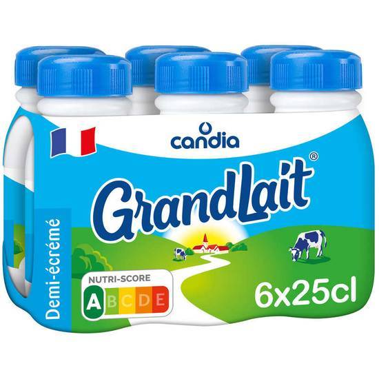 Grandlait Lait - Grandllait - Demi-écrémé 6x25cl