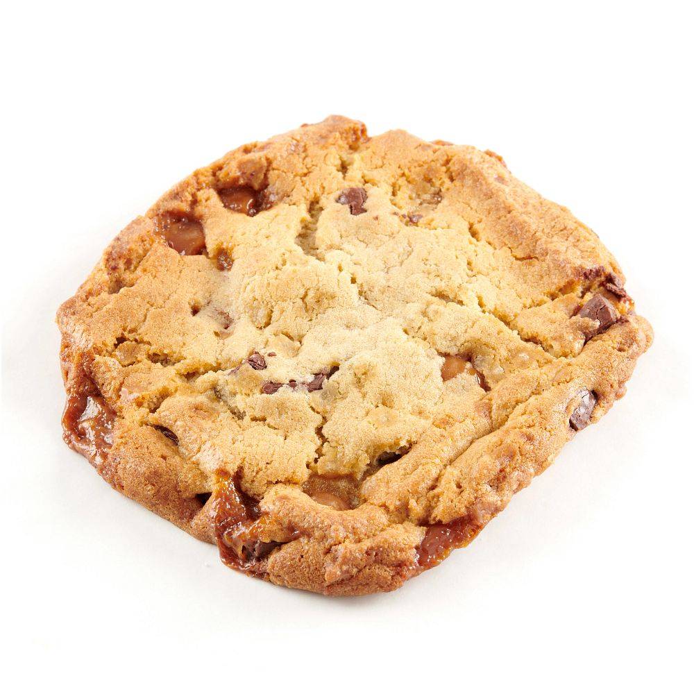 Giant Salted Caramel Chocolate Chunk Cookie