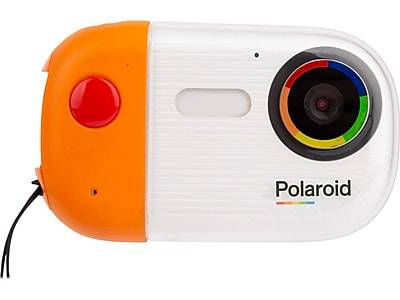 Polaroid Wave iE50 18MP Digital DSLR Camera, White/Orange (IE50-NOC-STK-4)