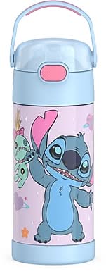 Thermos FUNtainer Stitch Stainless Steel Vacuum Insulated Water Bottle, 12 oz. (F4106SI6ST)
