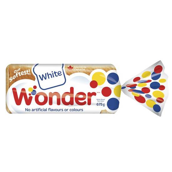 Wonder Sliced White Bread (675 g)