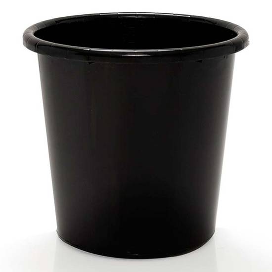 Cubasa cesto basura negro (1 pieza)