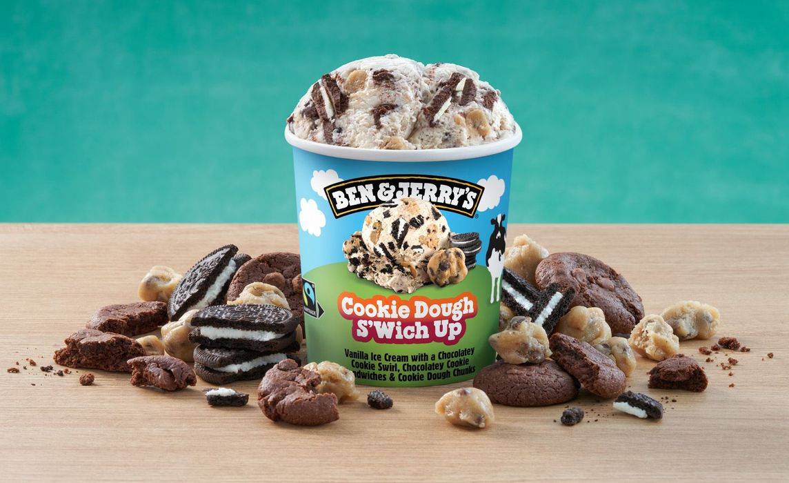 Ben & Jerry’s Cookie Dough S’wich Up Ice Cream 458ml