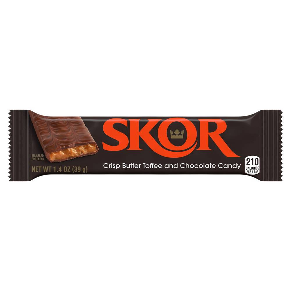 Hershey'S, Skor Milk Chocolate Crisp Butter Toffee Bar, 1.4 Oz