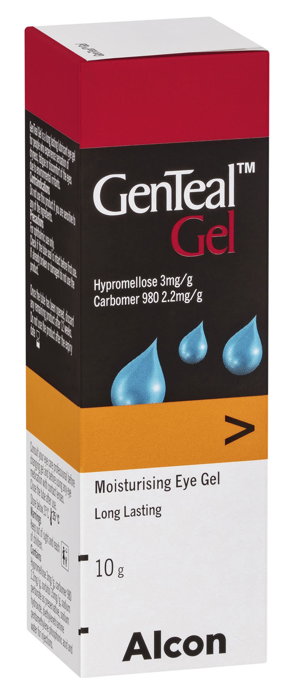 genteal lubricant gel eye drops GenTeal® Tears Eye Lubricant Drops 0.5 oz Bottle main image 0