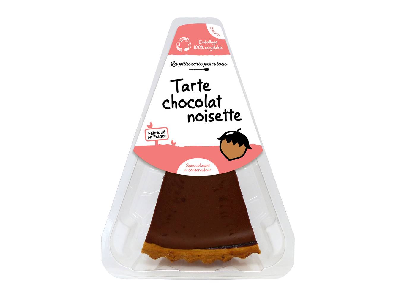 L'atelier Georget - Tarte chocolat noisette (100g)