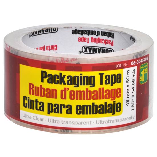Duramax Packing Tape Ultra Clear (48mmx45m/48mmx50m)