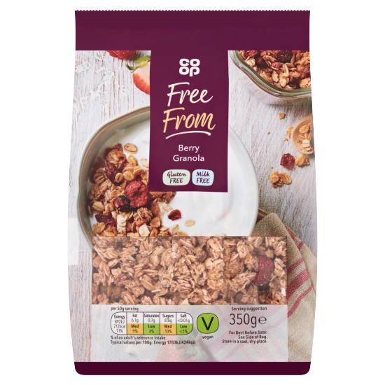 Co-Op Free From Berry Granola 350g
