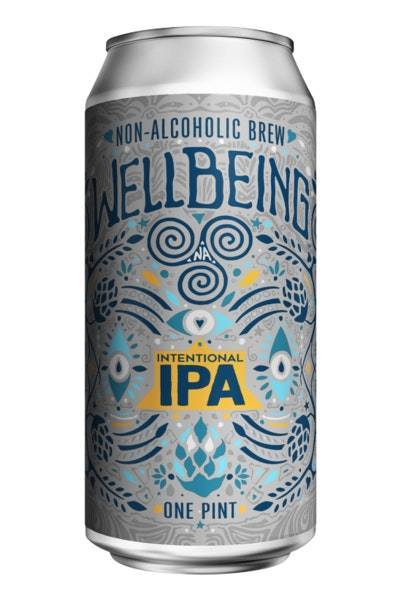 Wellbeing Brewing Company Non-Alcoholic Intentional Ipa (4 ct, 16 fl oz)