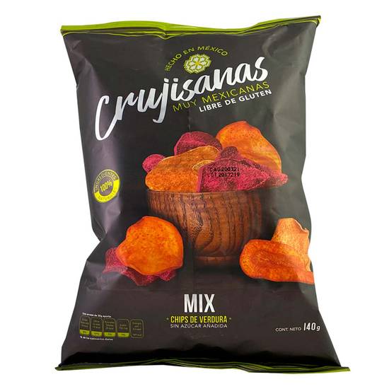 Crujisanas chips mezcla de vegetales