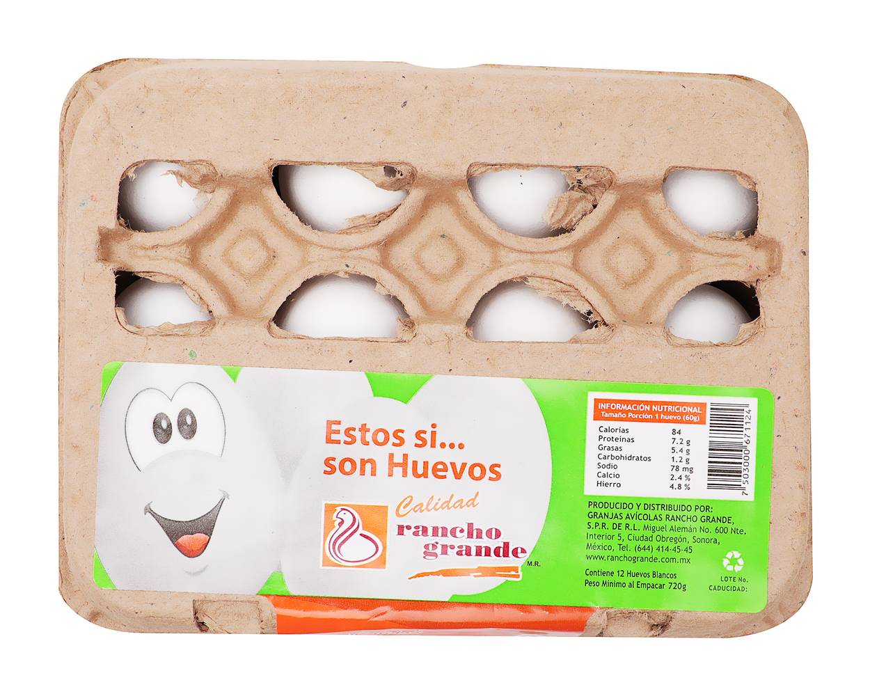 Rancho Grande · Huevo blanco (700 g)