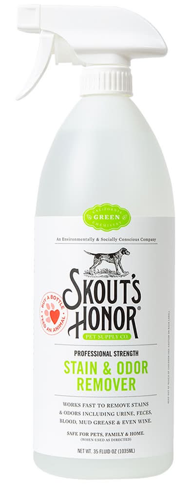 Skout's Honor Professional Strength Stain & Odor Remover Spray for Dogs & Cats (35 fl oz)