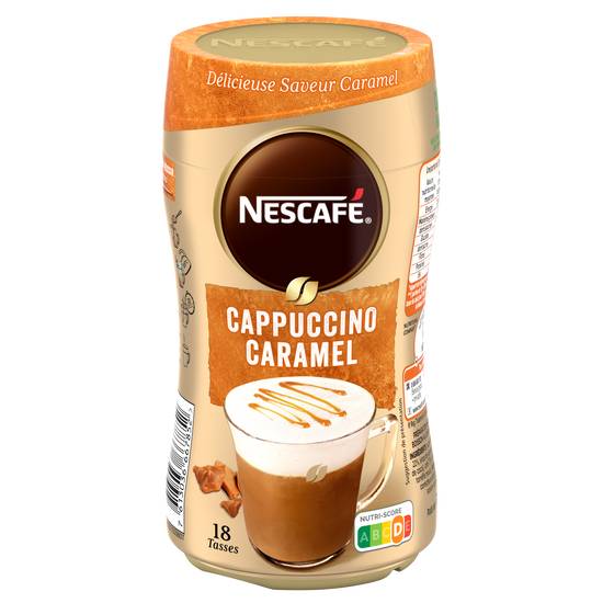 Nescafé - Cappuccino caramel café soluble (18 tasses,306g)
