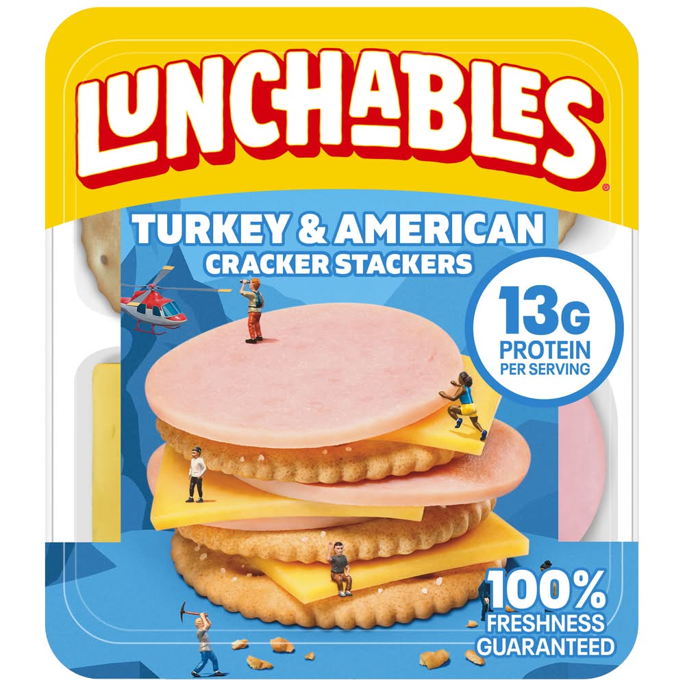 Lunchables Turkey and American Cracker Stackers Snack Kit (3.2 oz)