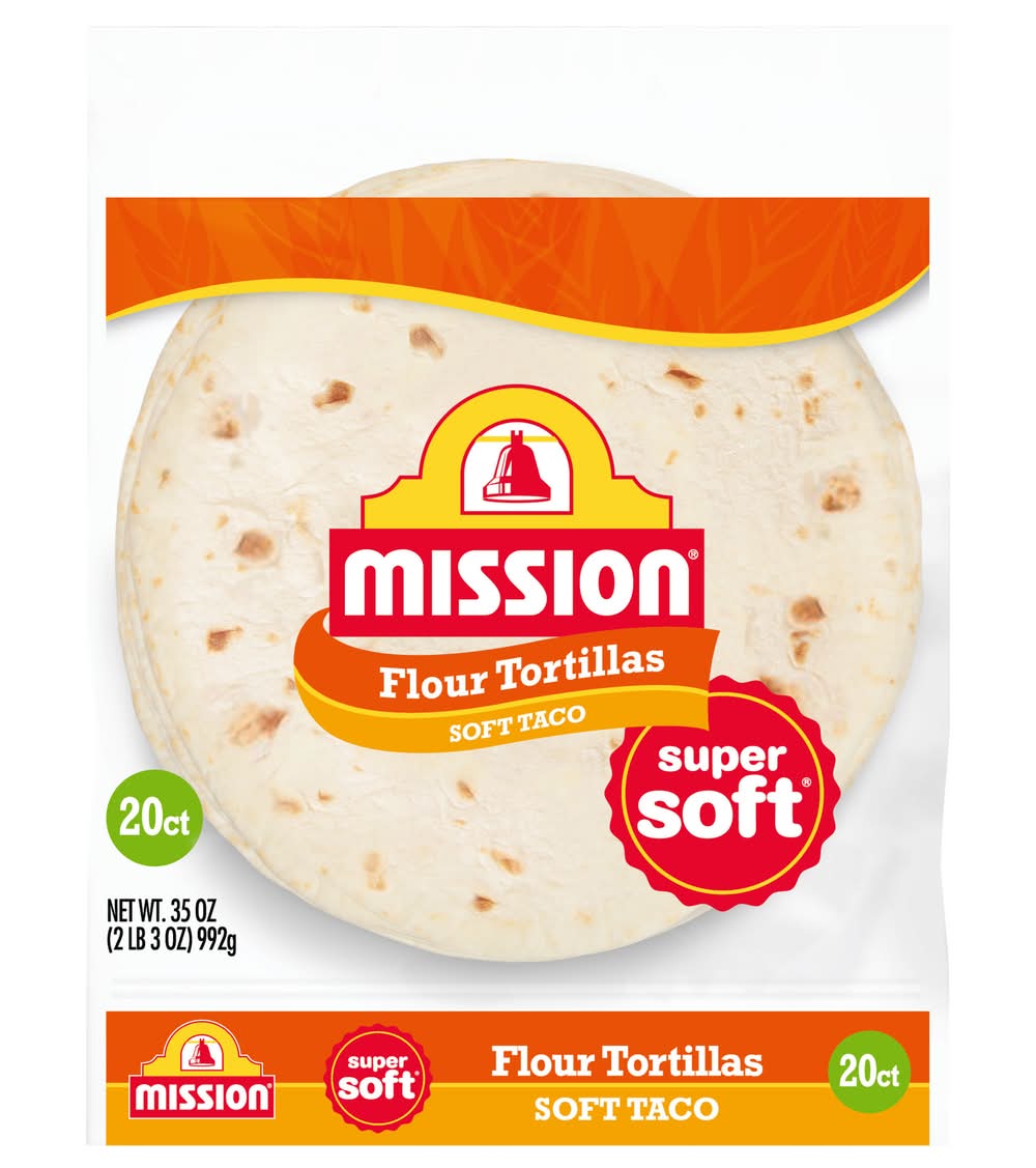 Mission Super Soft Taco Flour Tortillas (35 oz)