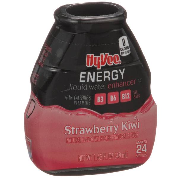 Hy-Vee Energy Liquid Water Enhancer, Strawberry Kiwi (1.6 fl oz)