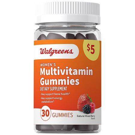 Walgreens Women's Multivitamin Gummies, Natural Mixed Berry