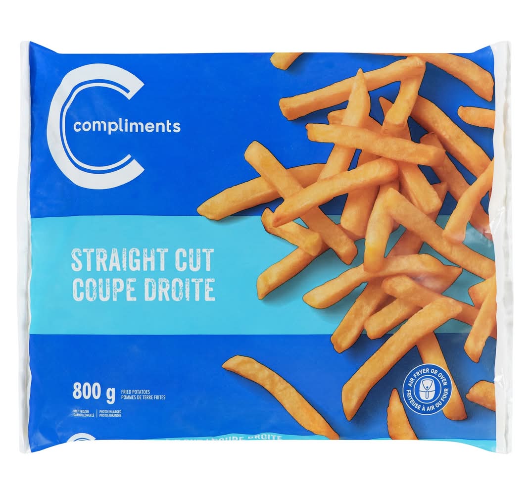 Compliments Straight Cut Frozen Fried Potato (800 g)
