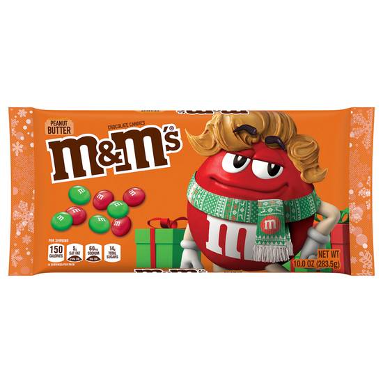 M&M's Peanut Butter Chocolate Christmas Candies (10 oz)