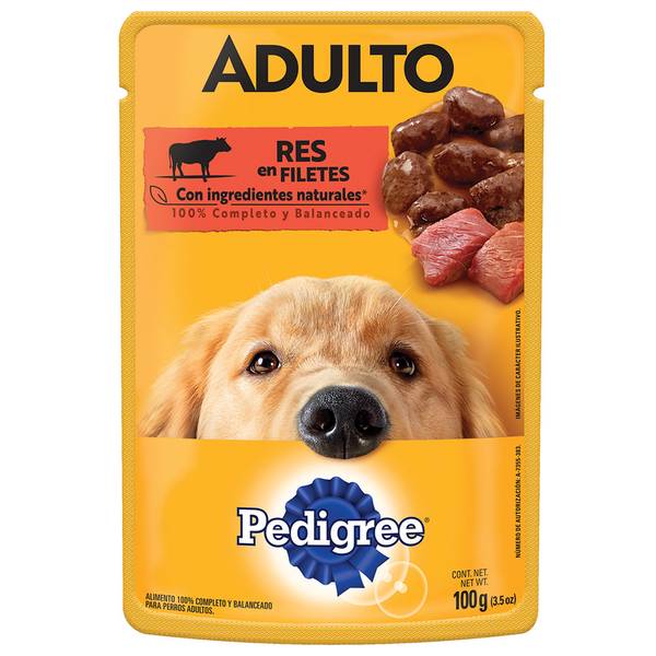 Pedigree alimento húmedo en filetes para perro (adulto/res)