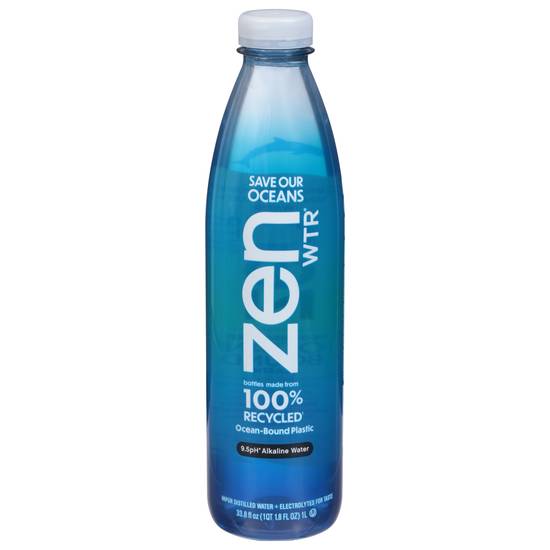 Zenwtr Vapor Distilled Alkaline Water 9.5ph (33.79 fl oz)