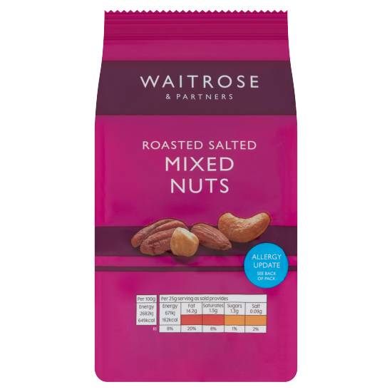Waitrose Roasted Salted Mixed Nuts