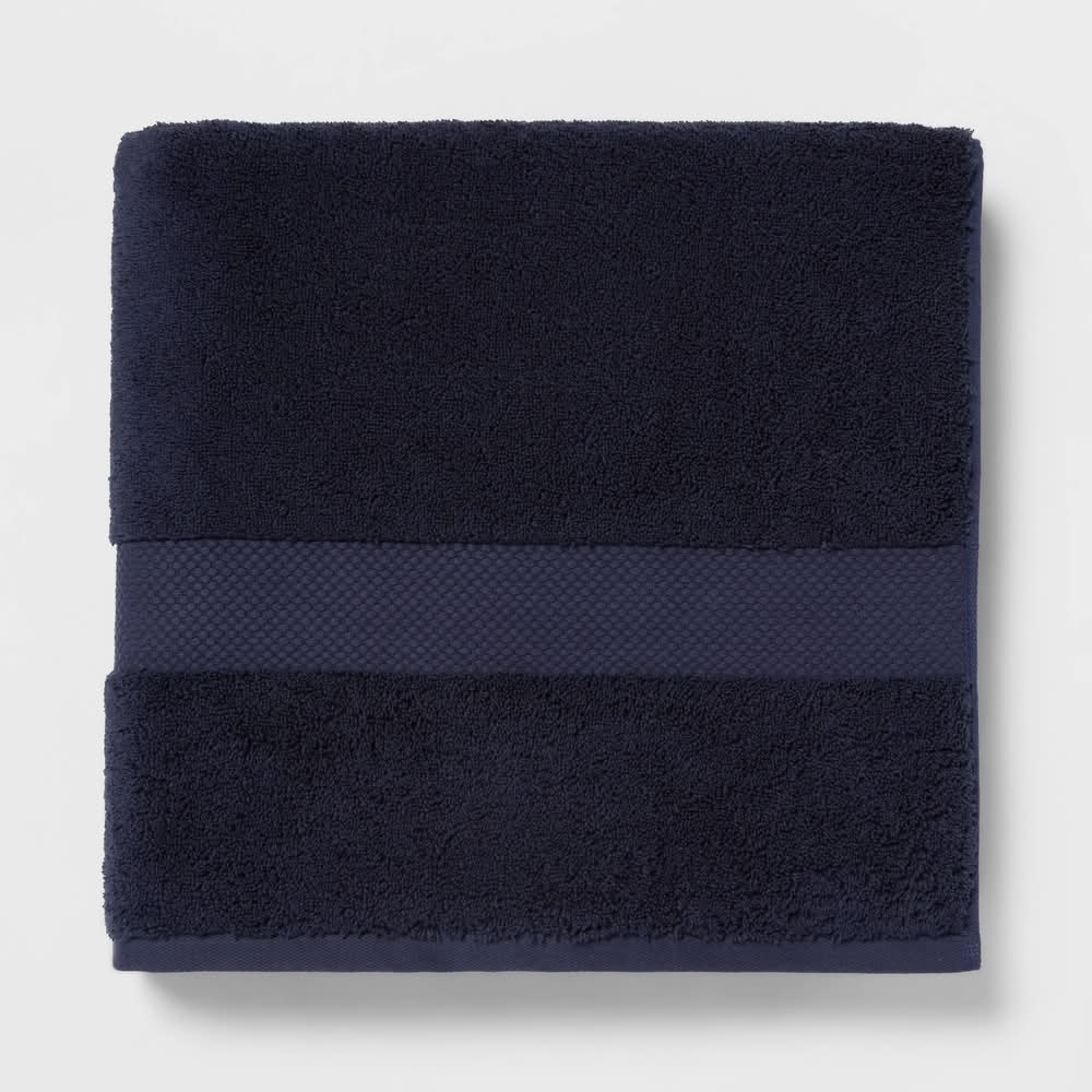 Threshold Performance Plus Bath Towel, Navy