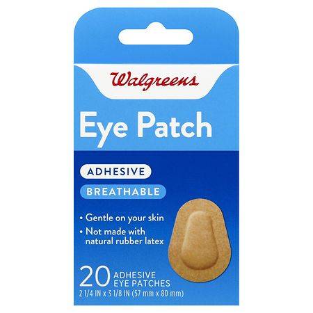 Walgreens Breathable 2.25x3.125 Inch Adhesive Eye Patches (20 ct)
