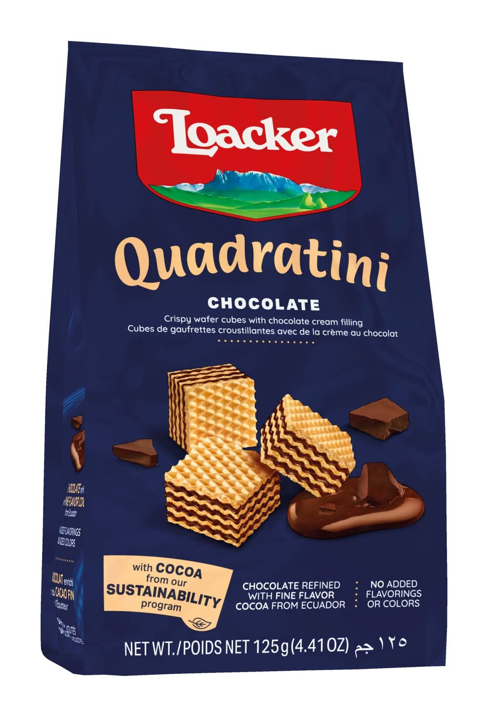 Loacker Quadratini Chocolate 125g