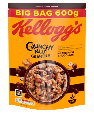 Kellogg's Hazelnut-Chocolate, Crunchy Nut Granola (600g)