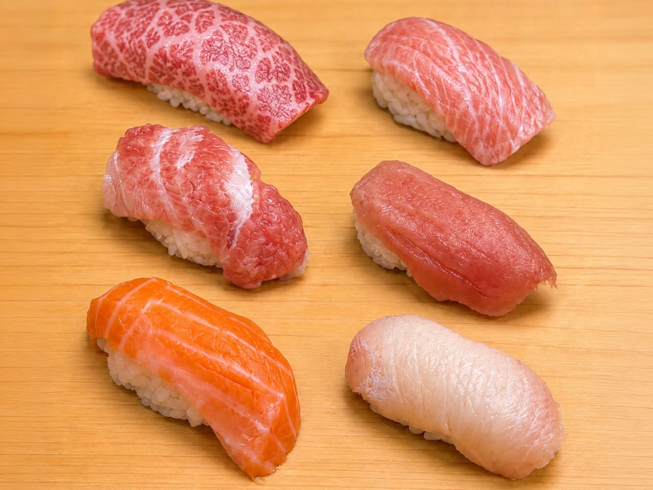 Toro Tasting with A5 Japanese Wagyu