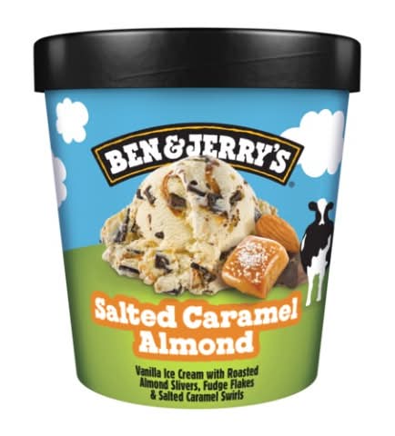 Ben & Jerry's Salted Caramel Almond Ice Cream (500 g)