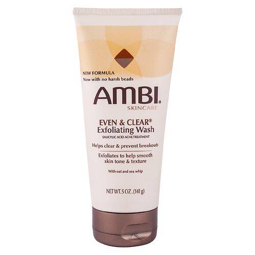 Ambi Even & Clear Exfoliating Wash - 5.0 oz