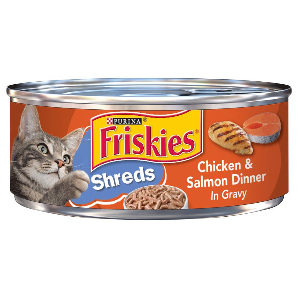 Friskies Chicken & Salmon Diner in Gravy Cat Food