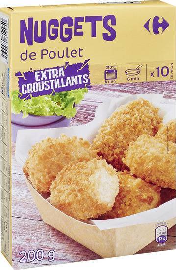 Carrefour - Nuggets poulet extra croustillants