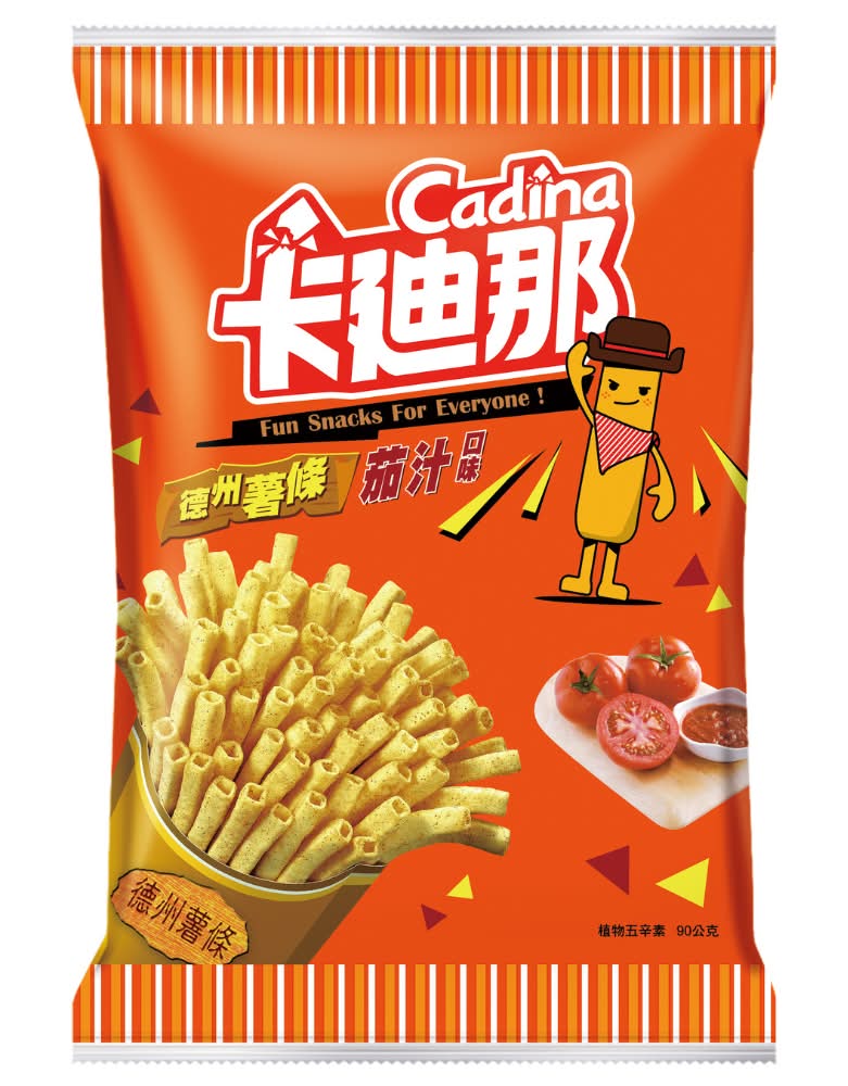 卡迪那德州薯條茄汁口味 <90g克 x 1 x 1Bag包>